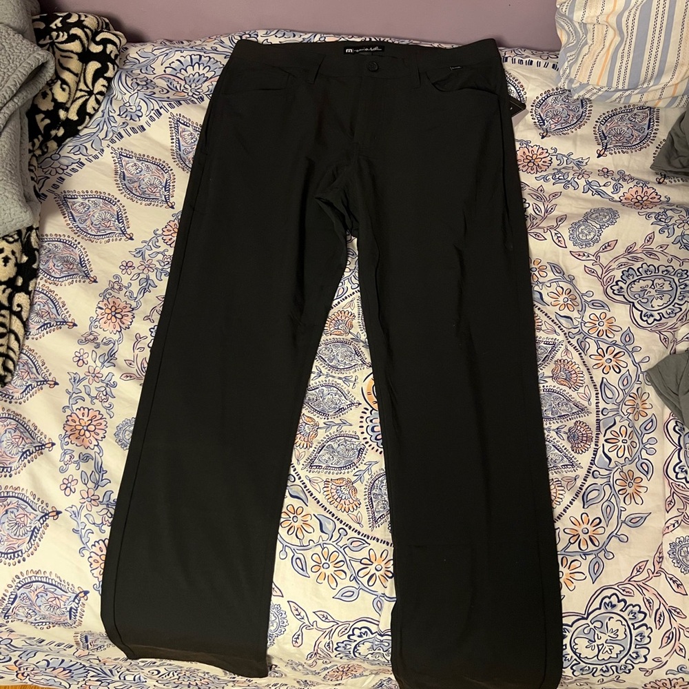 TravisMatthew Golf Pants Size 34W Black